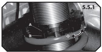 BENELLI R160 - Dispositif de réglage hydraulique de freinage de la compression de la suspension arrière. - 1