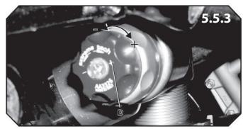 BENELLI R160 - Dispositif de réglage hydraulique de freinage de la compression de la suspension arrière. - 3