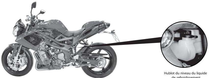 BENELLI R160 - Liquide de refroidissement -contrôle du niveau - 2