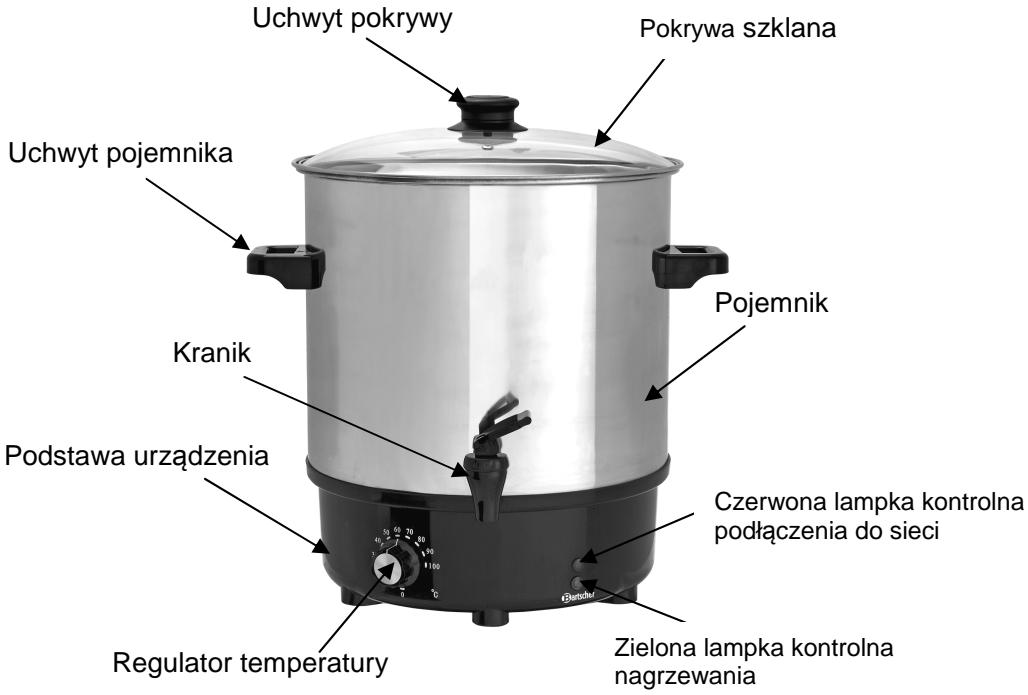BARTSCHER 200.057 - Zestawienie podzespołów urzadzenia - 1