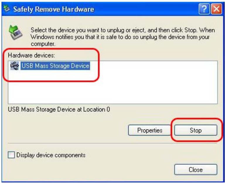 CIBOX WIRELESS CINE BOX HD - Pour débrancher le cable USB entre le WIRELESS CINE BOX et le PC, voirlez à suivre la procédure ci-dessous. - 2
