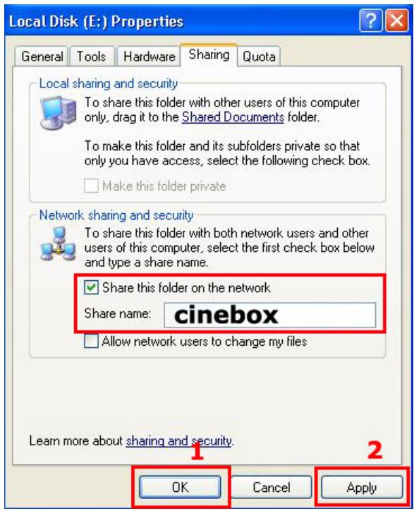 CIBOX WIRELESS CINE BOX HD - REMARQUE. - 2
