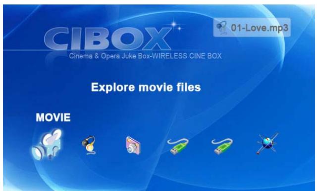 CIBOX WIRELESS CINE BOX HD - Lecture des fichiers mémorisés dans la « List de lecture » - 1