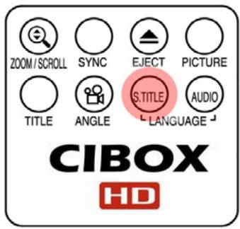CIBOX WIRELESS CINE BOX HD - Positionnement et taille des sous-titres - 1