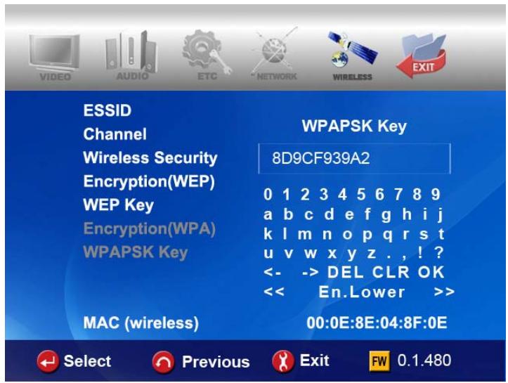 CIBOX WIRELESS CINE BOX HD - Chiffrement (WPA, clé pré-partagée) - 1