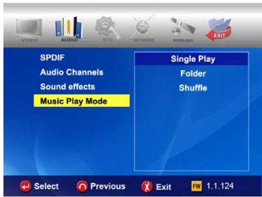 CIBOX WIRELESS CINE BOX HD - - Music Play Mode (mode de lecture de la musique) - 4