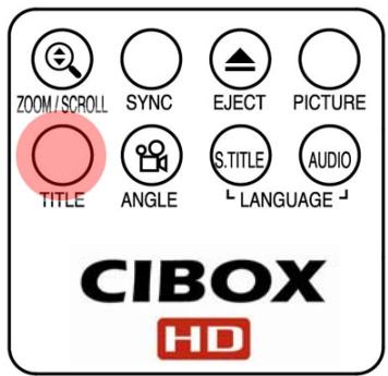 CIBOX WIRELESS CINE BOX HD - Retour à l'écran du menu du DVD - 1