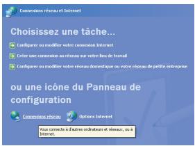 OLITEC SX 200 - Paramétrage du réseau pour PC / windows XP - 3