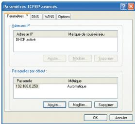 OLITEC SX 200 - Paramétrage du réseau pour PC / windows XP - 7