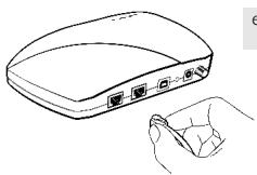 OLITEC SX 200 - Branchement du routeur modem ADSL à votre ordinateur ou réseau : - 7