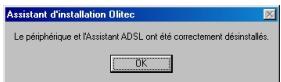 OLITEC SX 200 - Déinstallation des pilotes USB pour PC - 3