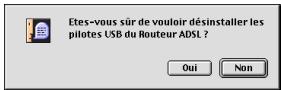 OLITEC SX 200 - Déinstallation des pilotes du routeur modem USB ADSL pour MAC - 4