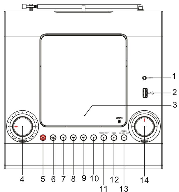 THOMSON RCD300U - COMPOSANTS / BOUTONS - 1