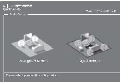 KISS DP-558 - Sélection de l'audio - 1