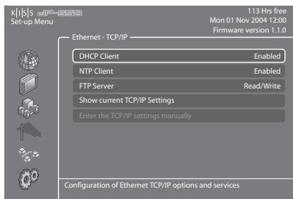 KISS DP-558 - Paramètres divers - 2
