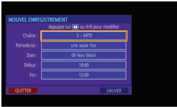 NEUF TELECOM NEUF TV - - Pour programmer un enregistrement - 1
