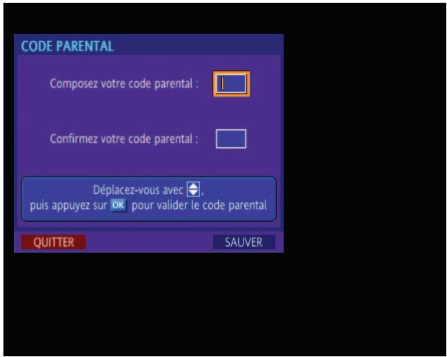 NEUF TELECOM NEUF TV - Modifier le code parental - 1