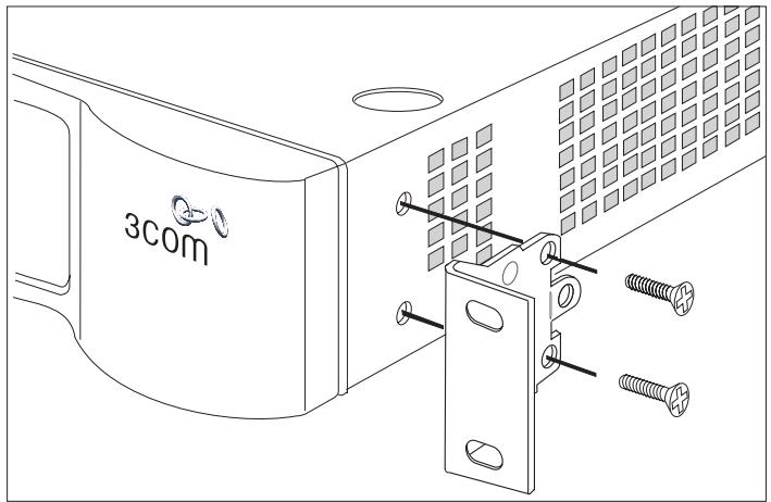 3COM BASELINE SWITCH 2226 PLUS - Using the Mounting Kit - 2