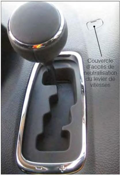DODGE GRAND CARAVAN - NEUTRALISATION DU LEVIER DE VITESSES - 1
