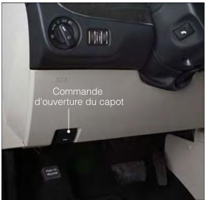 DODGE GRAND CARAVAN - OUVERTURE DU CAPOT - 1