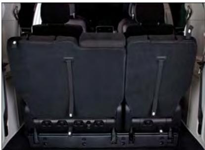 DODGE GRAND CARAVAN - Sièges de troisième rangée rabattables manuellement - 2