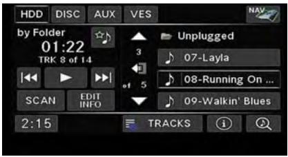 DODGE GRAND CARAVAN - Lecture de musique à partir du disque dur - 1