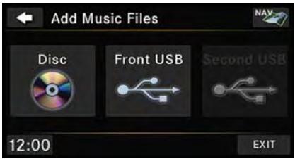 DODGE GRAND CARAVAN - Copier la musique à partir d'un dispositif USB - 1