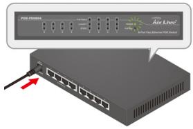 AIRLIVE POE-FSH804 - A telepités lépési - 1