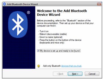 GENUIS MT900BT - Processus de paiement sous 7, vista & windows XP SP2 - 3