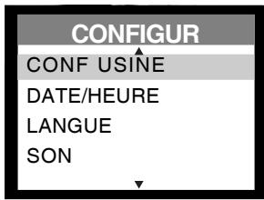 GENUIS P210 - Menu configur - 1