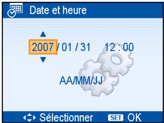 GENUIS P831 - Réglage de la date et de l'heure - 1