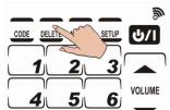 GENUIS REMOTE 800 - Supprimer le code préprogrammé d'une touche - 1