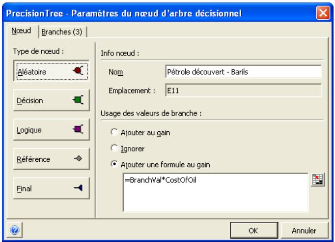PALISADE PRECISIONTREE 5.5 - Génération de valeurs de branche au moyen de formules - 1