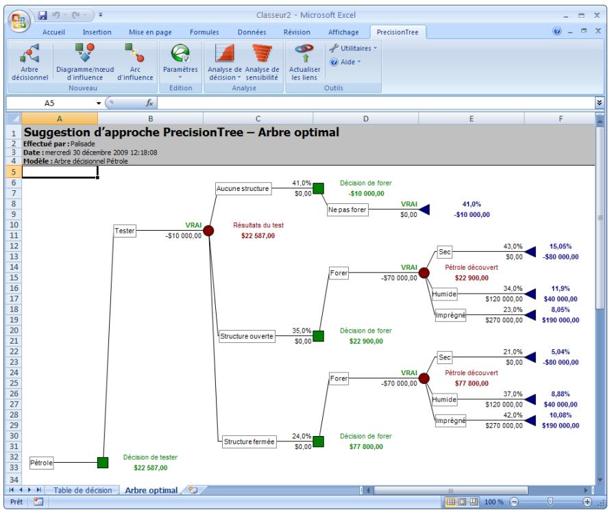 PALISADE PRECISIONTREE 5.5 - Rapport de suggestion d'approche - 1