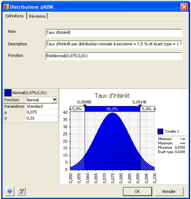 PALISADE RISK 5.5 - Distributions dans la Bibliothèque @RISK - 1