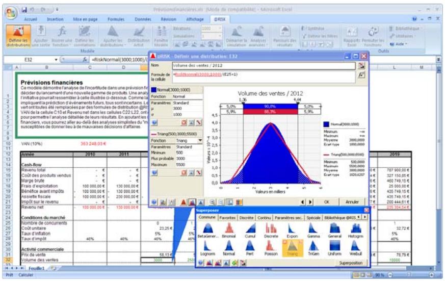 PALISADE RISK 5.5 - Palette des distributions - 3
