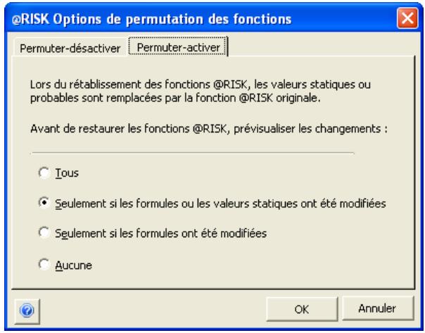 PALISADE RISK 5.5 - Options de permutation - activation - 1