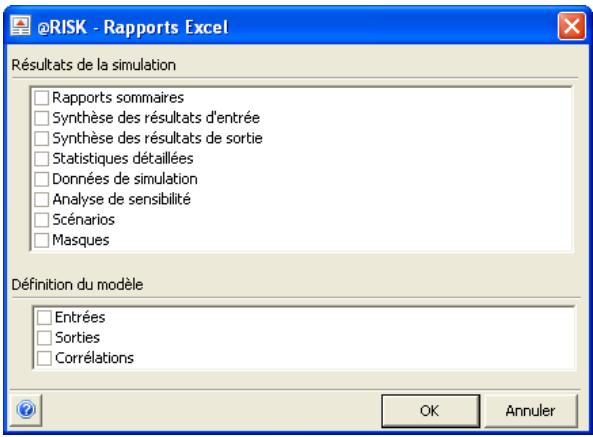 PALISADE RISK 5.5 - Onglet Affichage — Commande Paramètres de simulation - 3