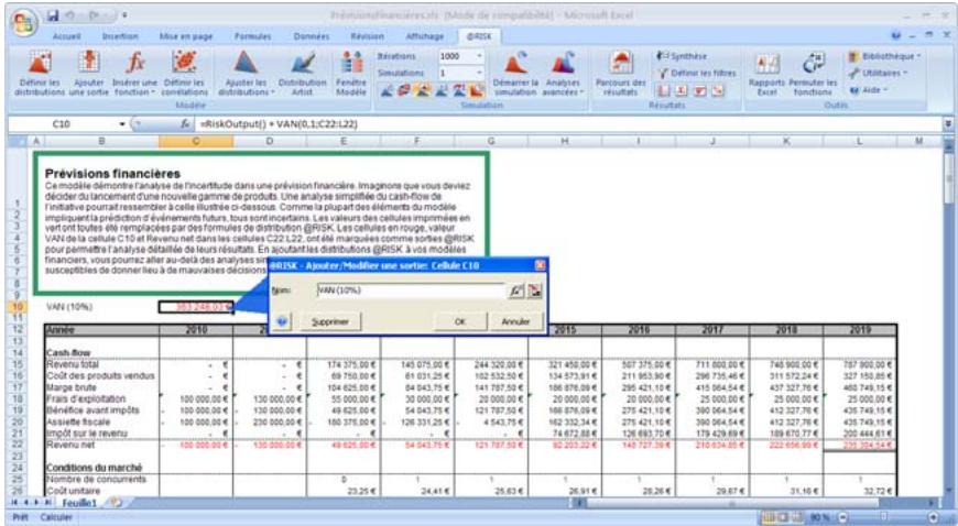 PALISADE RISK 5.5 - Commande Ajouter une sortie - 1