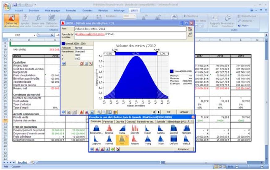 PALISADE RISK 5.5 - Palette des distributions - 2