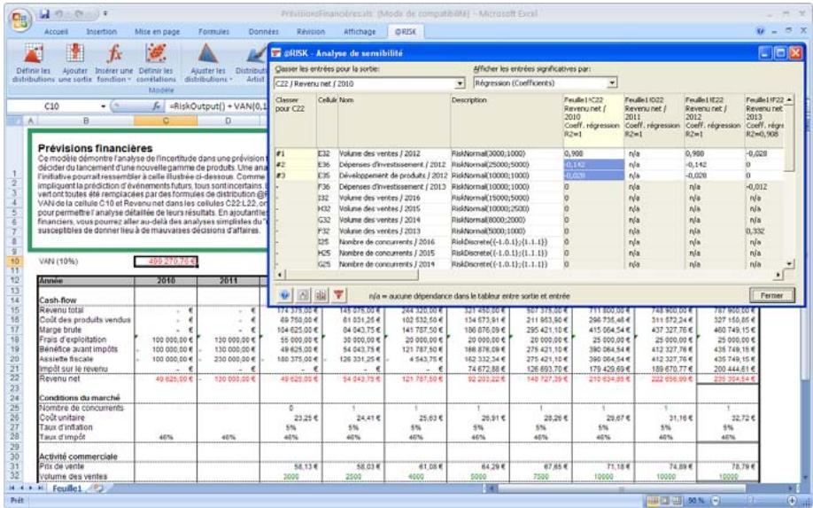 PALISADE RISK 5.5 - Fenêtre Sensibilité - 1