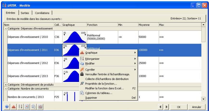PALISADE RISK 5.5 - Commande Afficher la fenêtre Modèle - 2