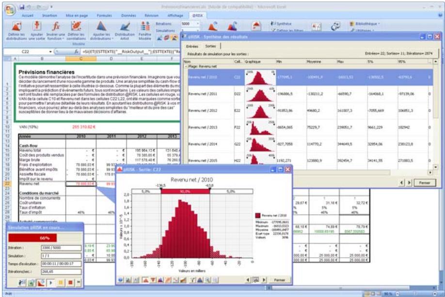 PALISADE RISK 5.5 - Exécution d'une simulation - 3