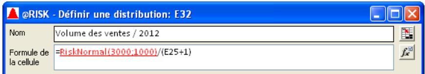 PALISADE RISK 5.5 - Définir une distribution, fenêtre - 2