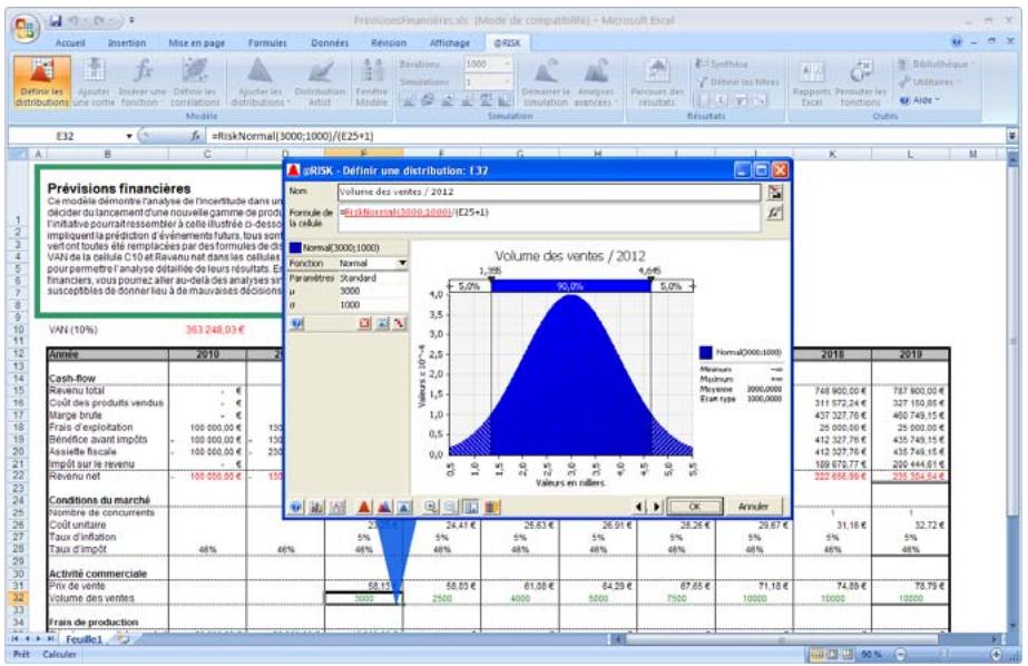 PALISADE RISK 5.5 - RiskTriang(min;valeur la plus probable;max) ou - 1