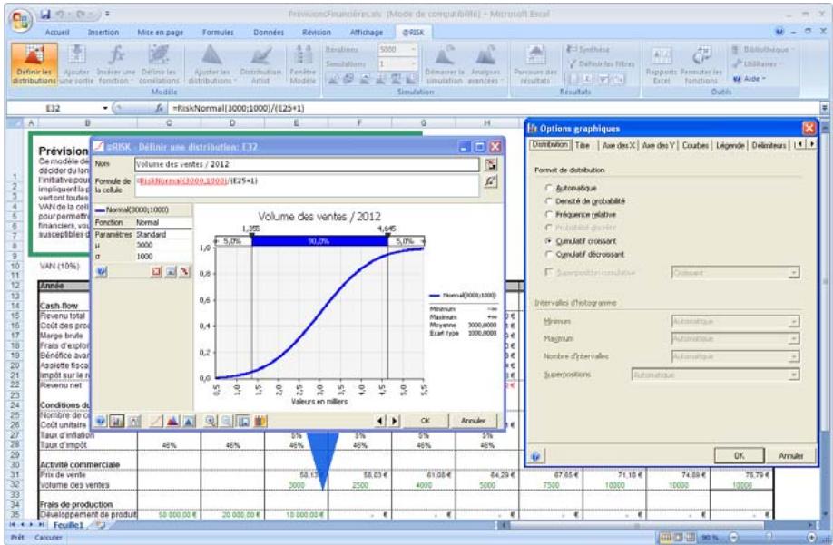 PALISADE RISK 5.5 - Personnalisation d'un graphique - 1