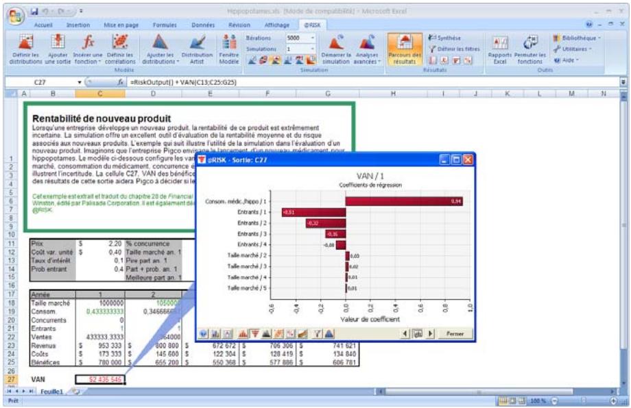 PALISADE RISK 5.5 - Graphiques tornades et scénarios - 1