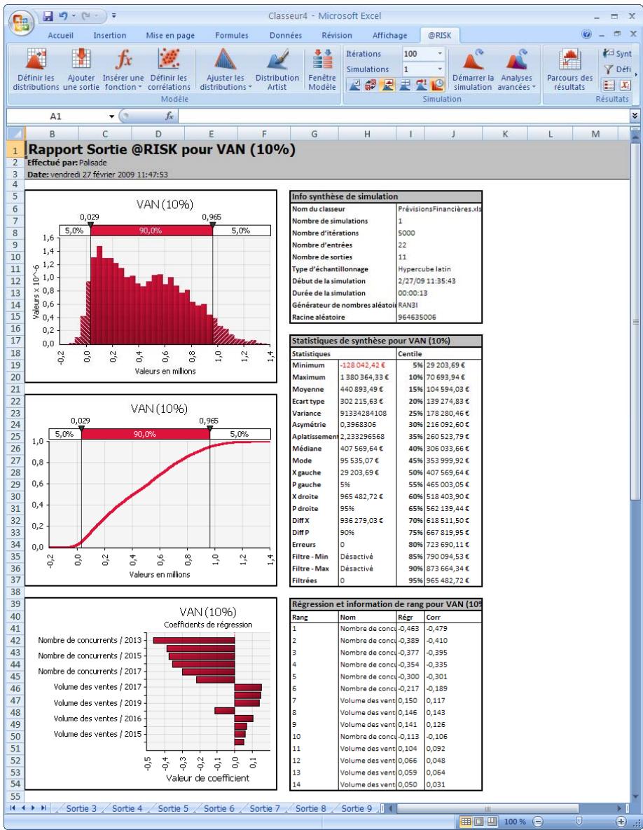 PALISADE RISK 5.5 - Rapports Excel - 1