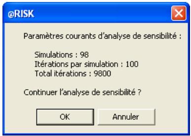 PALISADE RISK 5.5 - Analyser — Commande Analyse de sensibilité avancée - 1