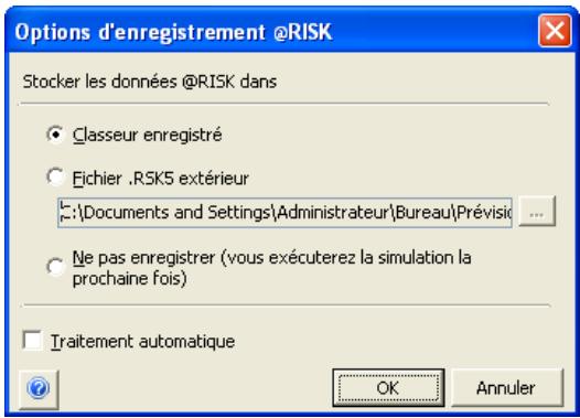 PALISADE RISK 5.5 - Enregistrement des simulations - 1